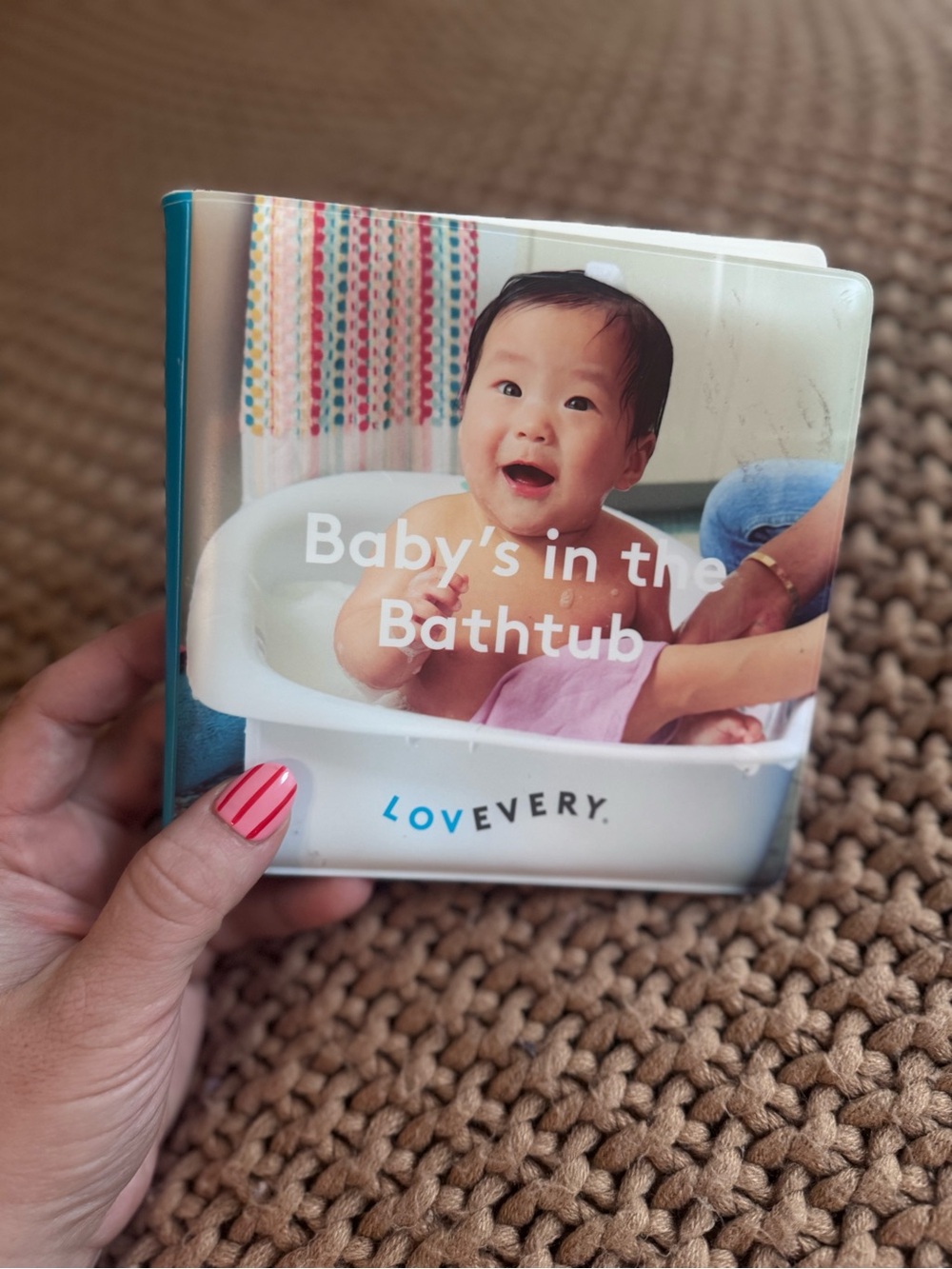 Lovevery “Baby’s in the Bathtub” Waterproof Baby Book Bath Time Sensory Toy